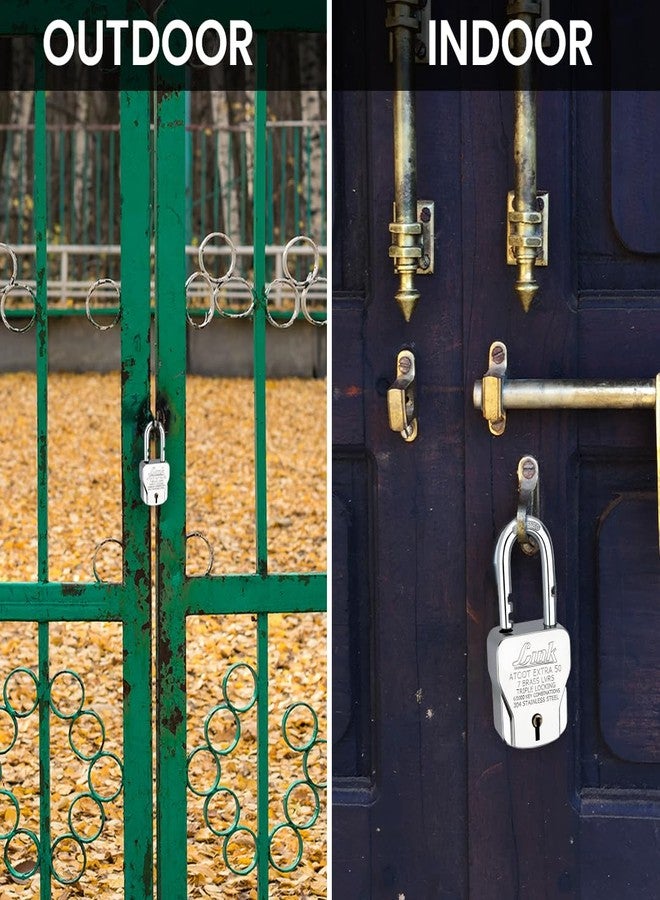 Link Atoot Extra 50MM Heavy-Duty Padlock | Triple Locking Mechanism | Hardened Steel Shackle | Rust-Resistant Body | 15-Year Warranty | Includes 3 Keys - Image 4